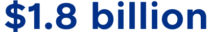 One billion, eight hundred thousand dollars. 